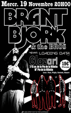 Flyer Brant Bjork &amp; Bros Glaz'Art 2008